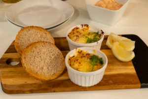 Hvitløksgratinert